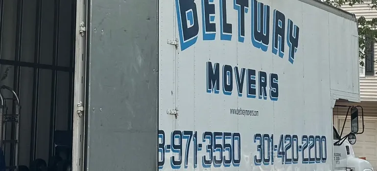 A moving truck