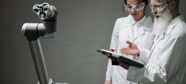 Two scientists